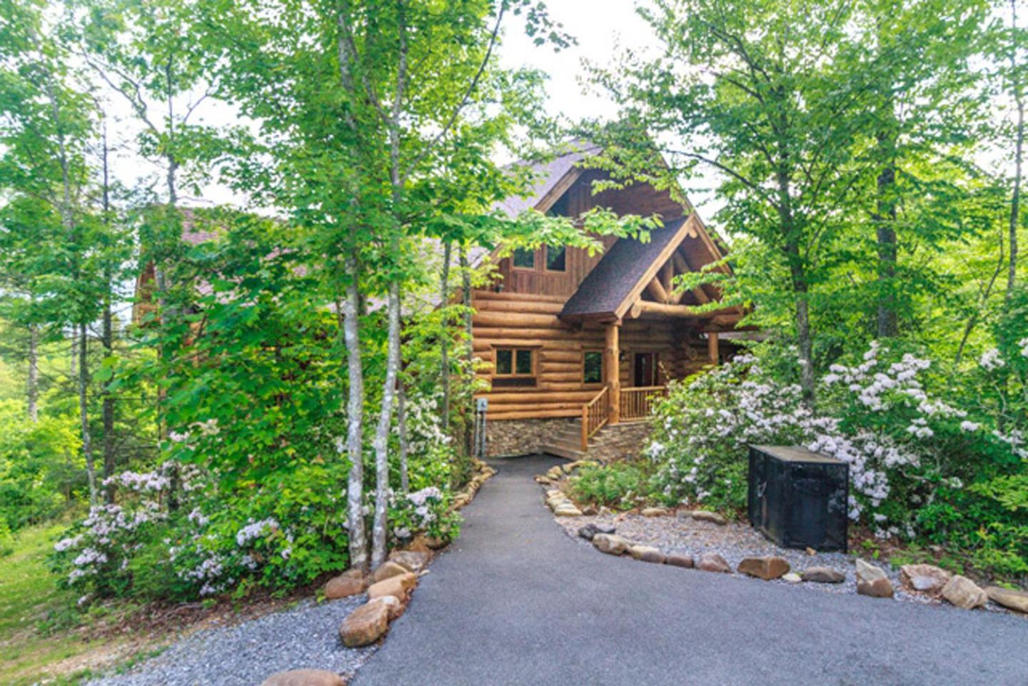Big Bear Ridge Lodge - Breathtaking Mountain Views And Private Forest Scenes In Amazing Large Log Cabin Gatlinburg Exterior foto